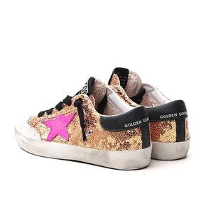 NWOT Golden Goose Superstar Glitter Sneakers 34